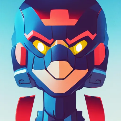 Image similar to face icon vector minimalist mega man, behance hd by jesper ejsing, by rhads, makoto shinkai and lois van baarle, ilya kuvshinov, rossdraws global illumination