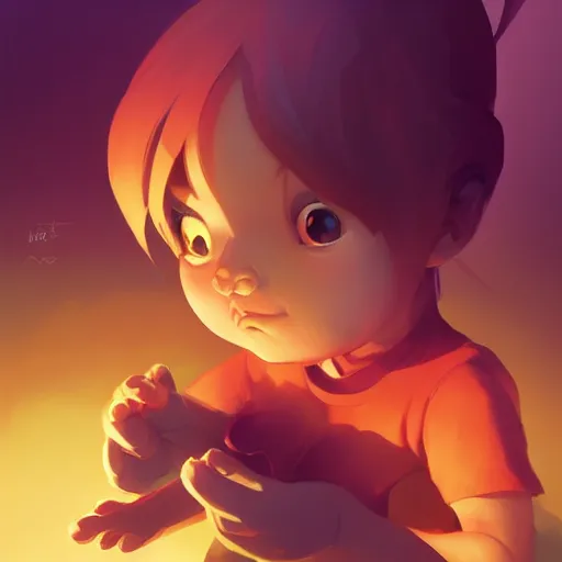 Prompt: very cute baby flame, minimalist, behance hd by jesper ejsing, by rhads, makoto shinkai and lois van baarle, ilya kuvshinov, rossdraws global illumination