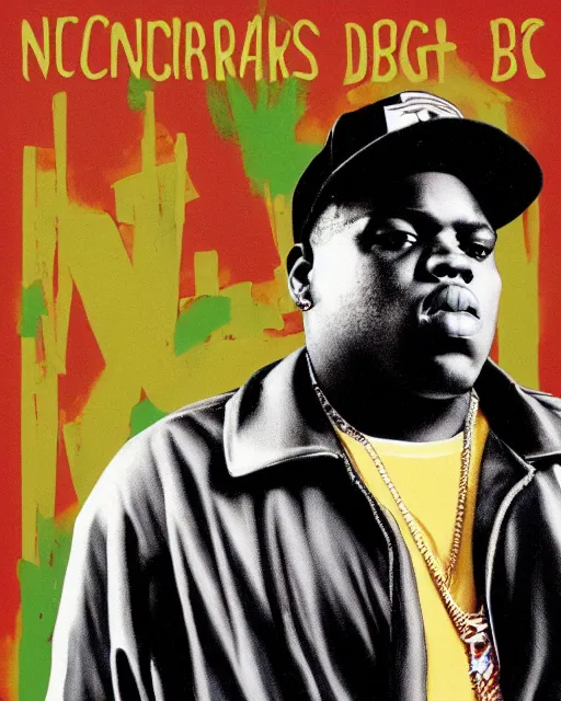 Prompt: updated album cover artwork of the notorious big's album life after death