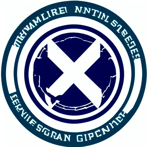 Prompt: modern logo, simplified, railgun, anime.