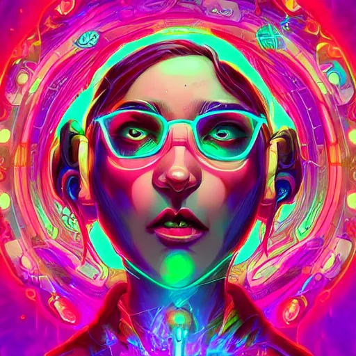 Image similar to skill magic geek inside matrix deepdream radiating a glowing aura stuff loot legends stylized digital illustration video game icon artstation lois van baarle, ilya kuvshinov, rossdraws,