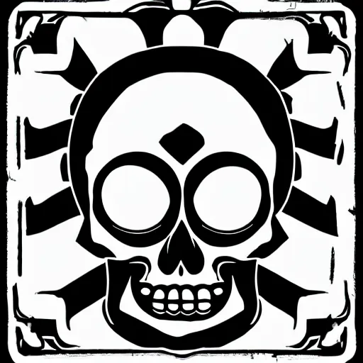 Prompt: skull icon