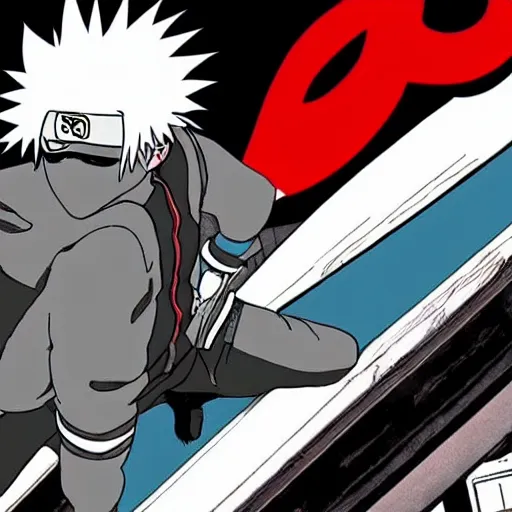 Image similar to kakashi in akira style