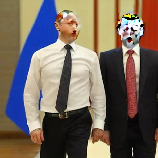Image similar to vladimir putin with a pocket full of gravy