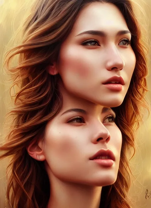 Image similar to photo of a gorgeous young woman in the style of stefan kostic, realistic, sharp focus, 8k high definition, insanely detailed, intricate, elegant, art by stanley lau and artgerm