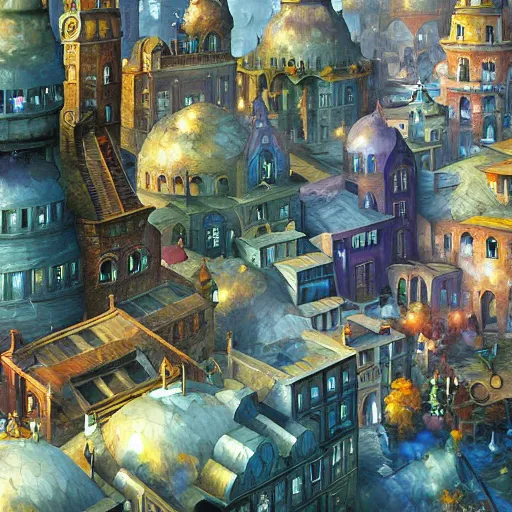 Image similar to gemstone city cryengine render by android jones, james christensen, rob gonsalves, leonid afremov and tim white