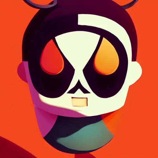 Image similar to face icon stylized minimalist the grim adventures of billy and mandy, loftis, cory behance hd by jesper ejsing, by rhads, makoto shinkai and lois van baarle, ilya kuvshinov, rossdraws global illumination