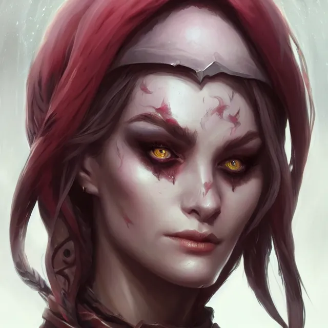 Image similar to beautiful necromancer girl, d & d, fantasy, portrait, highly detailed, headshot, digital painting, trending on artstation, concept art, sharp focus, illustration, art by artgerm and greg rutkowski and magali villeneuve