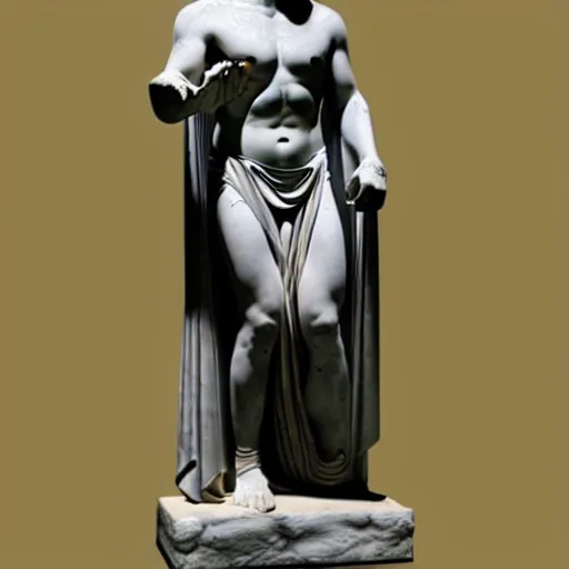 Image similar to cercei lannister as a greek marble statue