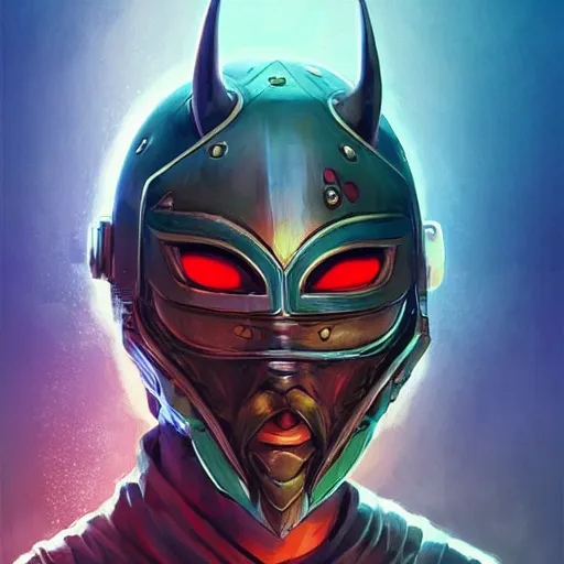 Image similar to cyberpunk viking helmet mask warrior goddess robot ninja fantasy, art gta 5 cover, official fanart behance hd artstation by jesper ejsing, by rhads, makoto shinkai and lois van baarle, ilya kuvshinov, ossdraws