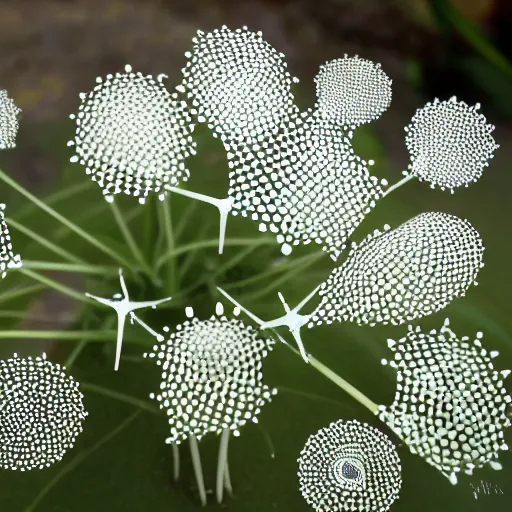 Image similar to rose and radiolaria hybrid