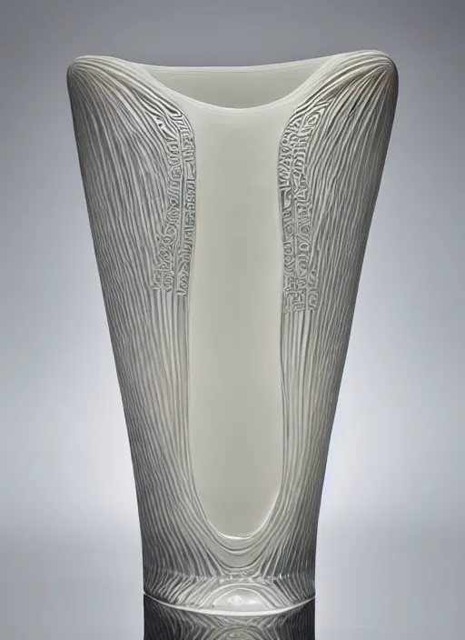 Image similar to Vase in the shape of a woman, designed by Rene Lalique
