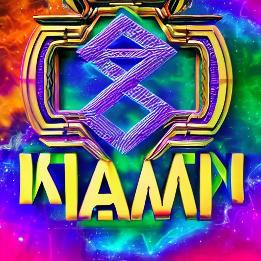 Image similar to a and w vaporwave logo, digital art, cosmic, 3 d high definition, trending on art station, photorealistic, high resolution, 8 k, octane, hyper detailed, insane details, intricate, elite, ornate, elegant trend, highly detailed and intricate, sharp focus, photography, unreal engine