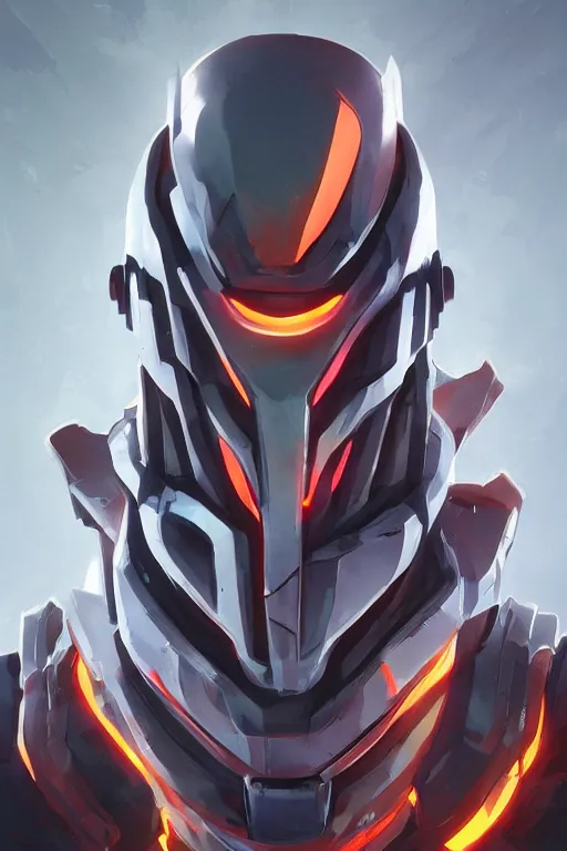 Image similar to epic mask helmet robot ninja portrait stylized as fornite style game design fanart by concept artist gervasio canda, behance hd by jesper ejsing, by rhads, makoto shinkai and lois van baarle, ilya kuvshinov, rossdraws global illumination radiating a glowing aura global illumination ray tracing hdr render in unreal engine 5