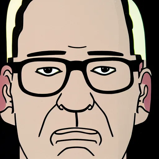 Image similar to Close-up portrait of Hank Hill