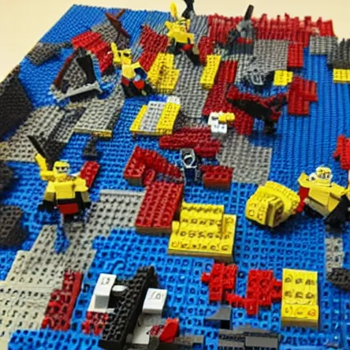 Image similar to civil war with legos