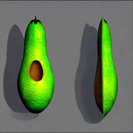 Image similar to extremely high detailed humanoid avocado. realistic. artstation. cinematic. masterpiece
