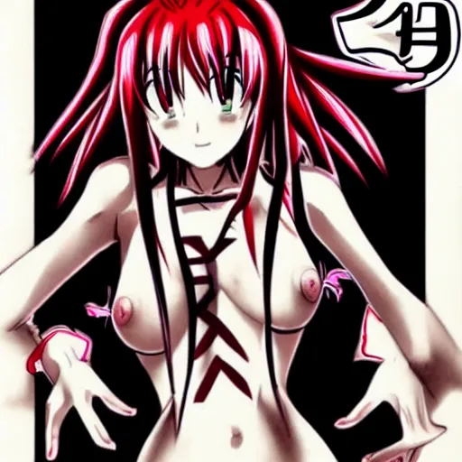 Prompt: highschool dxd tattoo