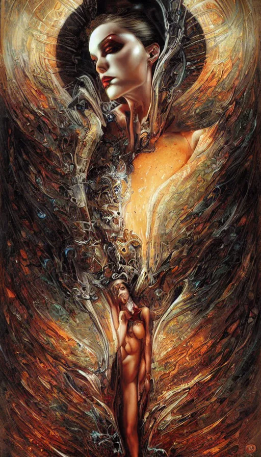 Image similar to The end of an organism, by Karol Bak, by Gainax Co,