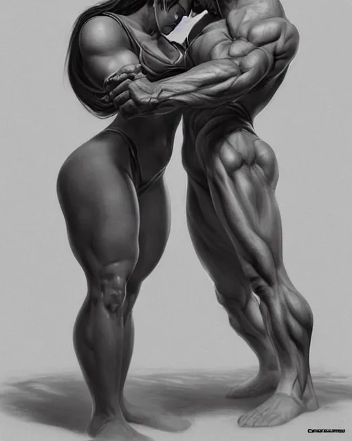 Image similar to female athletic body type and male warrior strong body type holding each other close by Boris Vallejo, moody, character design concept art, diablo, warcraft, hard surface, Character design, dramatic, highly detailed, photorealistic, digital painting, painterly, artstation, concept art, smooth, sharp focus, by artist from league of legends