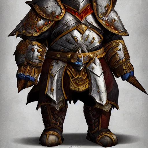 Prompt: concept art of orc warrior heavy armor, knight online, rpg, mmorpg, digital art, d & d digital painting, intricate details, ultra realistic, volumetric lighting, warm colors advance, cell shading
