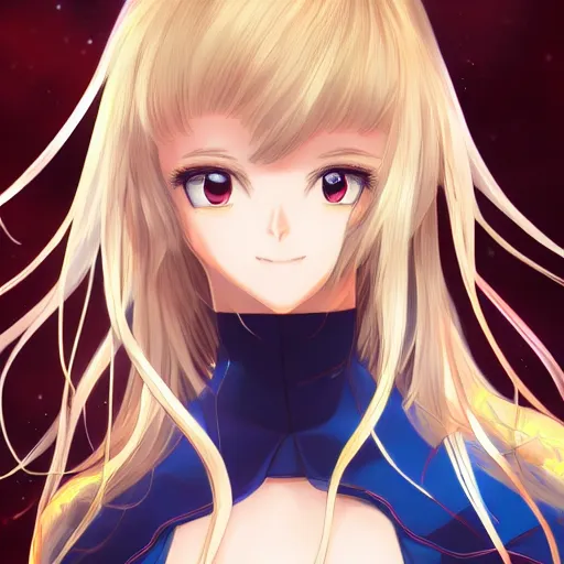 Image similar to portrait of olga marie animusphere, anime fantasy illustration by tomoyuki yamasaki, kyoto studio, madhouse, ufotable, comixwave films, trending on artstation