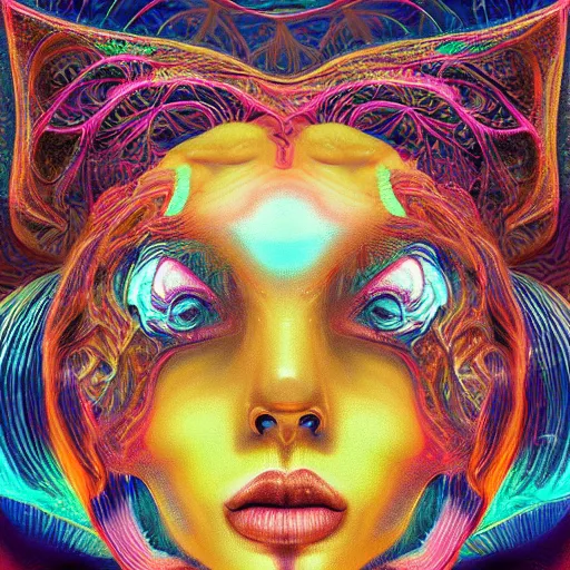 Image similar to an extremely psychedelic instagram logo, surreal, lsd, face, detailed, intricate, elegant, lithe, highly detailed, digital painting, artstation, concept art, smooth, sharp focus, illustration