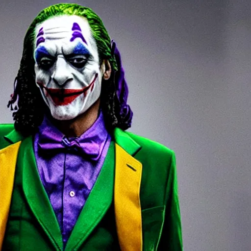 Image similar to film still of Snoop Dogg as the Joker in the new Joker film