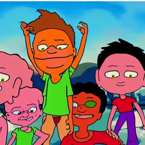 Prompt: Bryce Vine on Rugrats cartoon