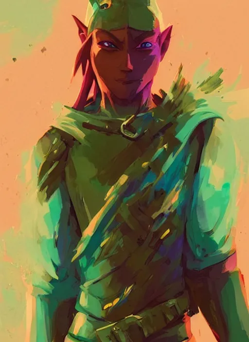 Image similar to highly detailed photorealistic portrait of the king zora from ocarina of time by atey ghailan, by greg rutkowski, by greg tocchini, by james gilleard, by joe fenton, by kaethe butcher, totally colorful, rainbow, neon coloring, dramatic lighting, chromatic, high contrast, trending in pinterest, award winning details