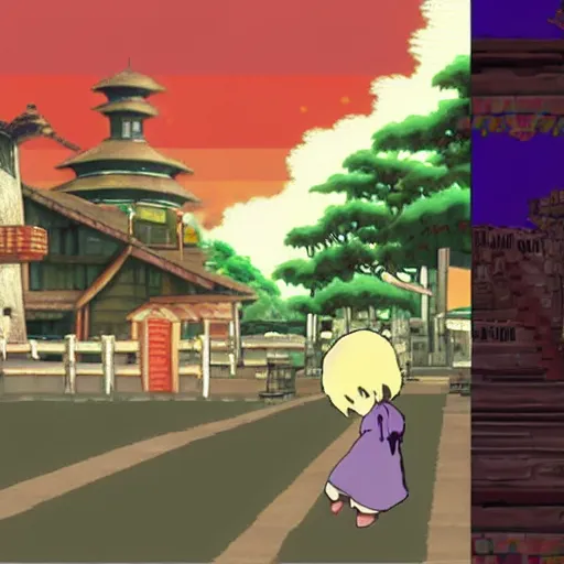 Image similar to Spirited Away videogame for N64