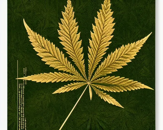 Image similar to cannabis leaf, cannabis flower, cannabis tree, abstract shapes and geometric patterns, a simple vector pop surrealism, by ( leonardo da vinci ) and greg rutkowski and rafal olbinski