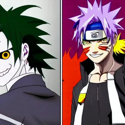 Image similar to Joker looks like Naruto