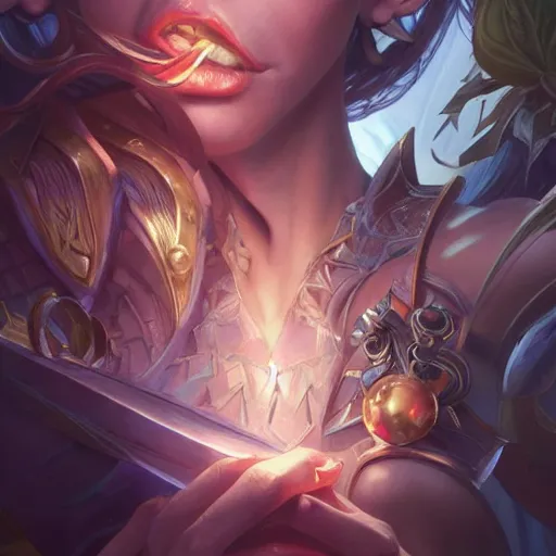 Image similar to perfectly - centered - portrait of league of legends, intricate, highly detailed, digital painting, artstation, concept art, smooth, sharp focus, illustration, unreal engine 5, 8 k, art by artgerm and greg rutkowski and alphonse mucha