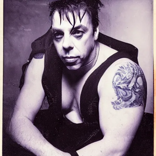 Prompt: cyanotype photograph of Till Lindemann 1800’s 8k trending