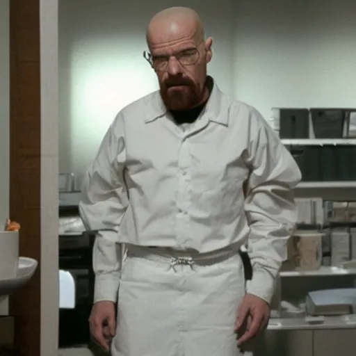 Prompt: Walter White wearing a miniskirt