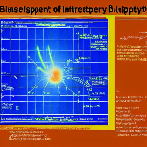 Image similar to blueprints of climate interplanetary system