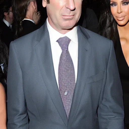 Prompt: saul goodman in kim kardashian's body