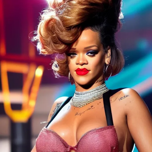 Prompt: Rihanna on Rupauls Drag Race