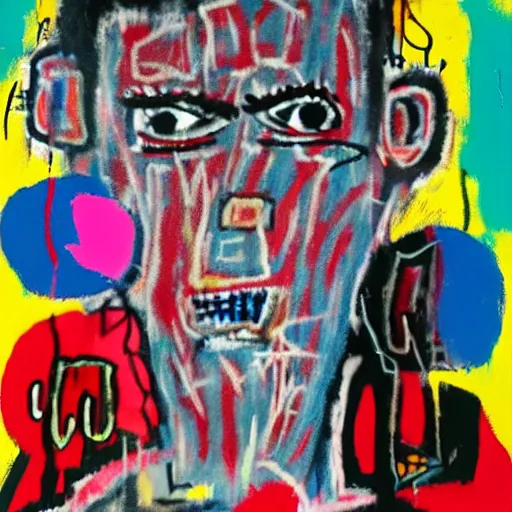 basquiat style girl holding balloons | Stable Diffusion | OpenArt