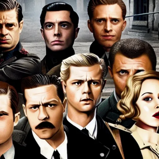 Prompt: cinematic shot from the movie inglorious basterds but all characters are muppets