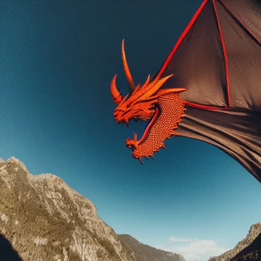 Image similar to photo of dragon under a mountain