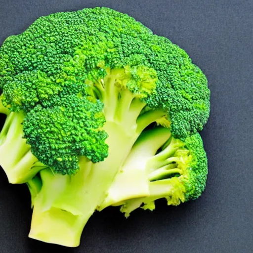 Prompt: a head of broccoli in the middle of morphing into a duck