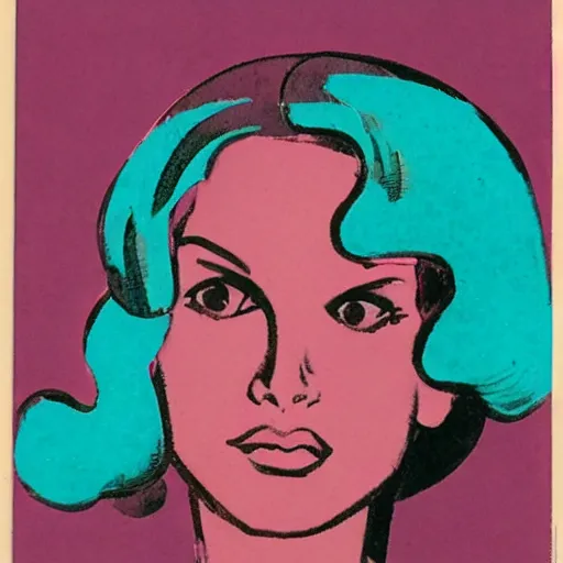 Prompt: Female Portrait, by Jack Kirby.