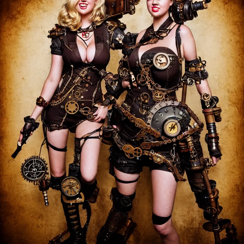 Image similar to photograph of kate upton as a steampunk warrior. extremely detailed. dslr. 3 5 mm.