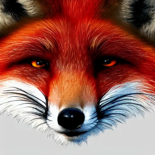 Prompt: a close-up profile shot of a red fox in a black hoodie, digital art picture, highly detailed, artstation - n 9