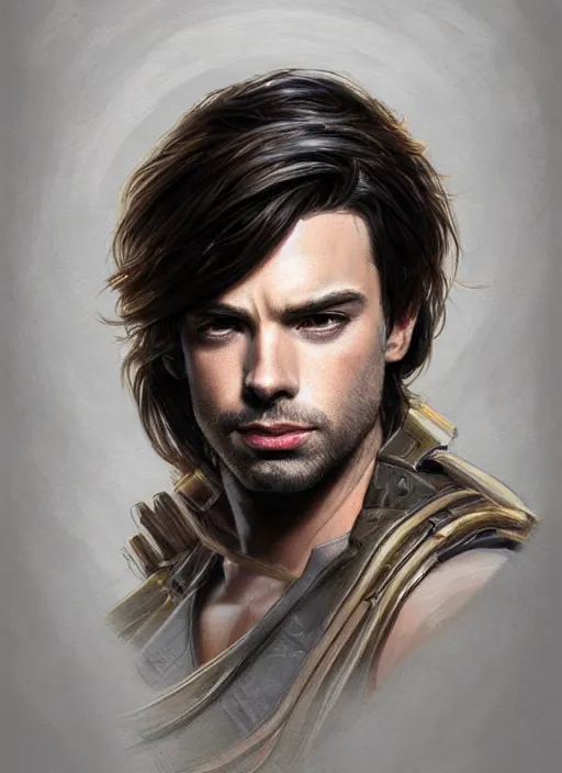 Image similar to beautiful head and shoulders portrait of bucky barnes, casual clothing, intricate, elegant, highly detailed, digital painting, beautiful highly detailed face, artstation, concept art, smooth, sharp, focus, illustration, art by artgerm and greg rutkowski and alphonse mucha