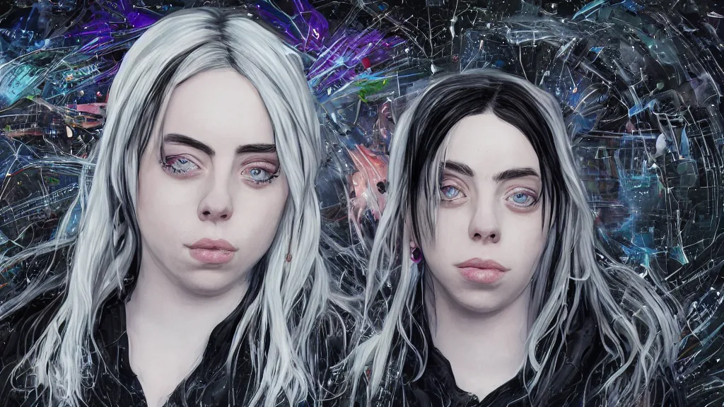 Image similar to billie eilish marry, ceremony, concept art, generated by artificial intelligence, 8K UHD, trending on artstation, extremely detailed