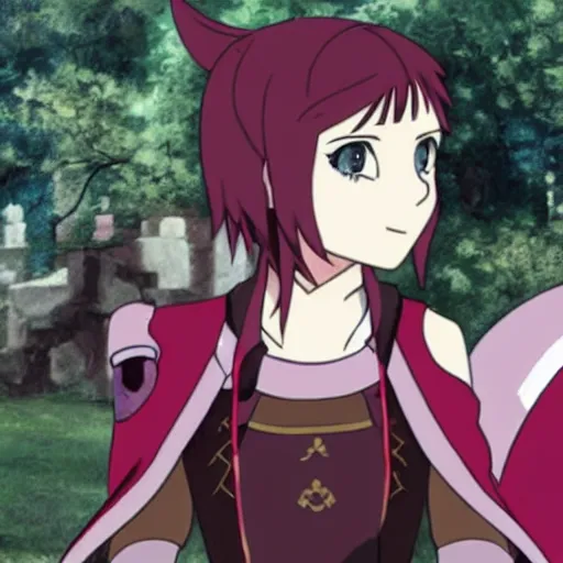 Image similar to still of Arya stark in Puella magi madoka Magica