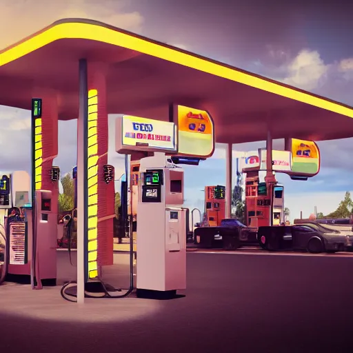 Image similar to dobby robbing a gas station, volumetric lighting, octane render, 4 k resolution